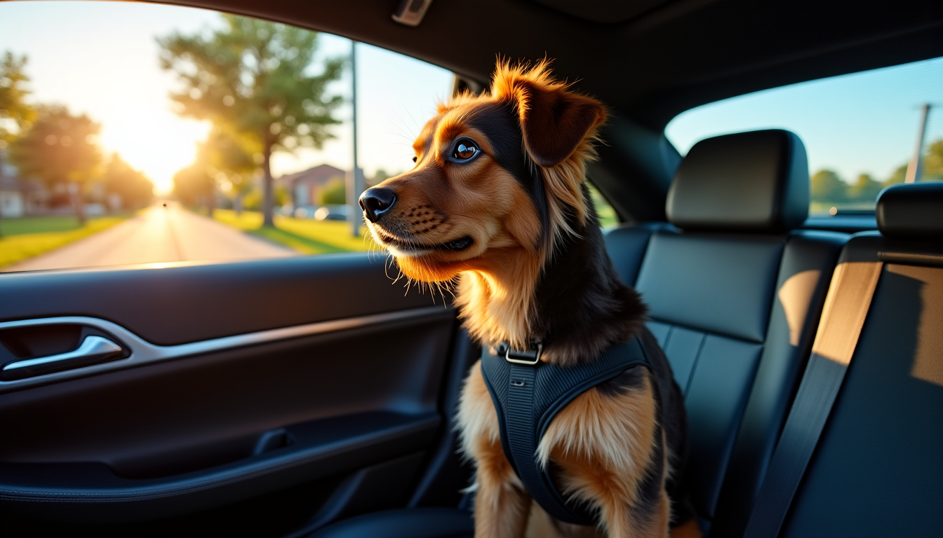 Quels sont les meilleurs harnais pour chiens pour garantir leur sécurité en voiture ?