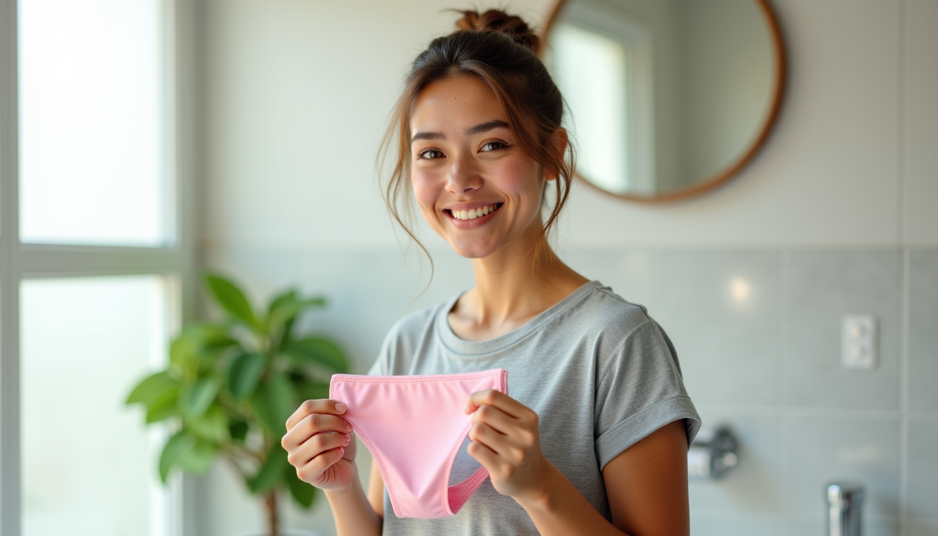 Une culotte menstruelle saine pour protéger votre flore